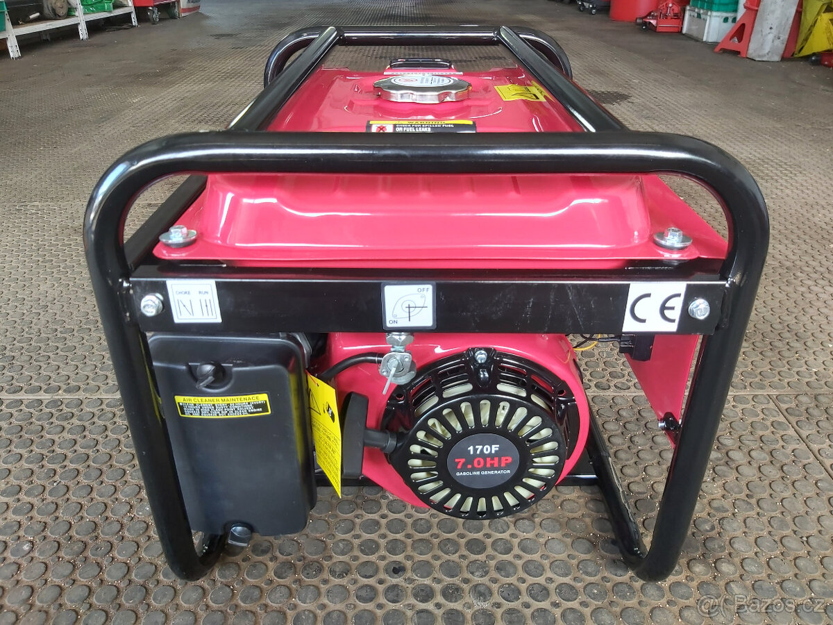 NOVÁ POZOR Elektrocentrála - generátor 3kw.... - 5