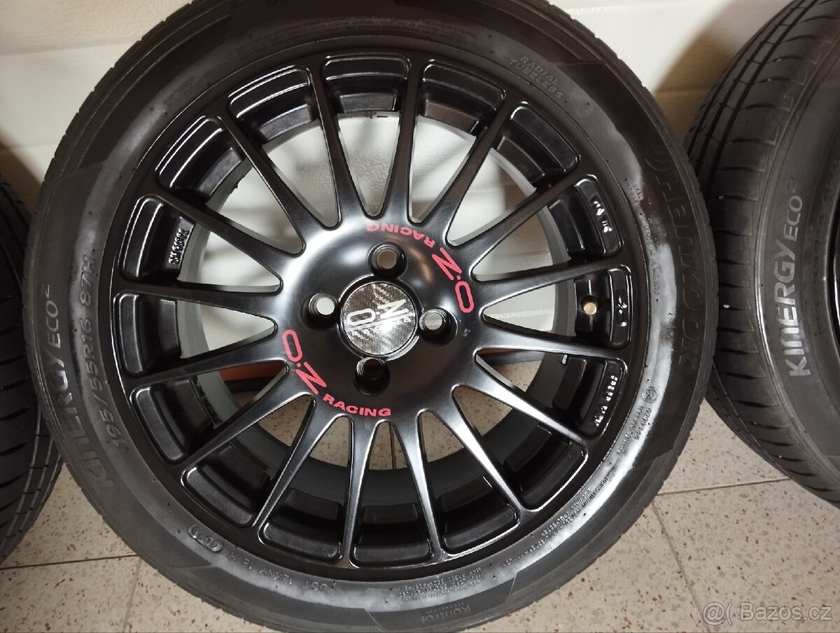 OZ racing Superturismo 4x100 r16x7j ET 42, 195/55/16 - 5