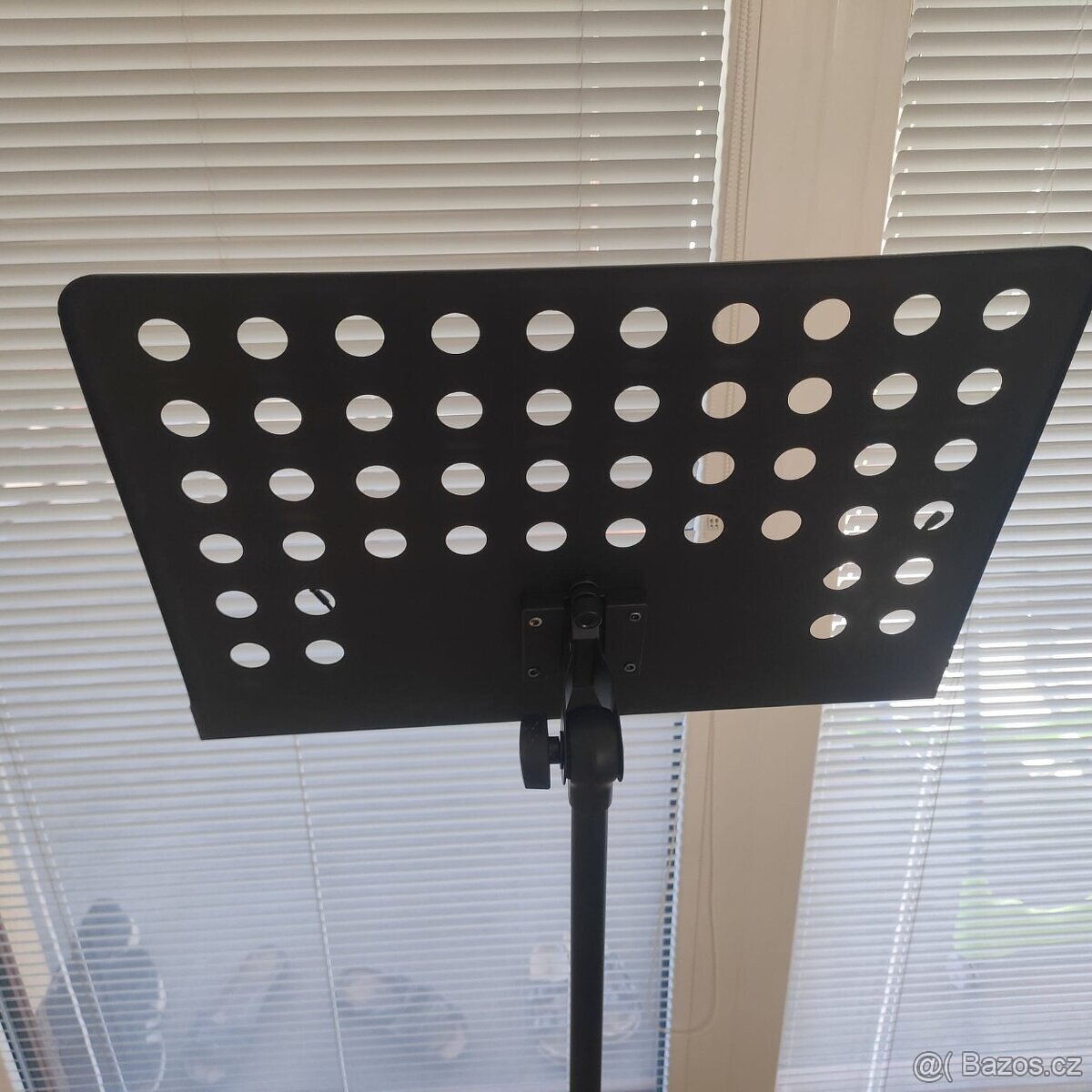 Stojan na noty vidaXL černý ocel velký- Nový jen vybalený. - 5