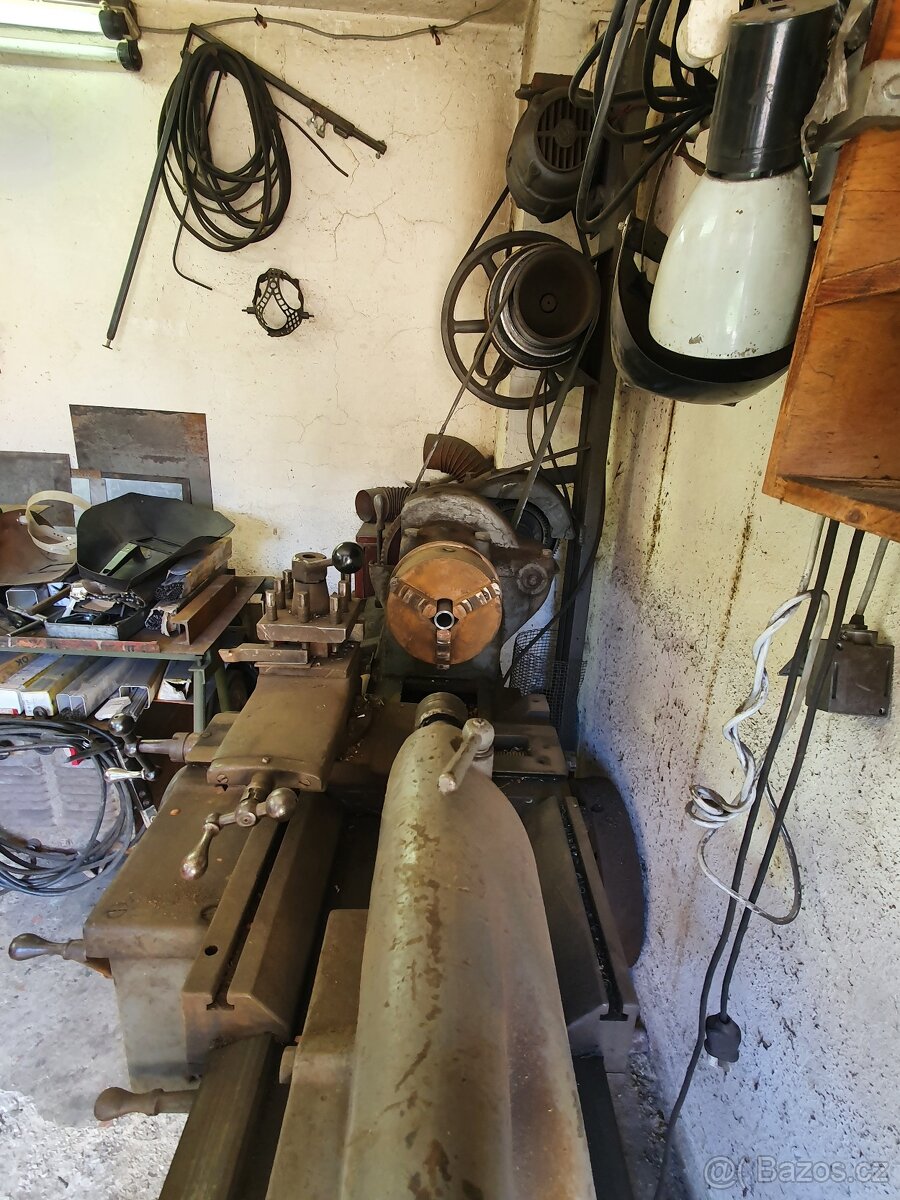 Historický soustruh Zimmerman Chemnitz - 5