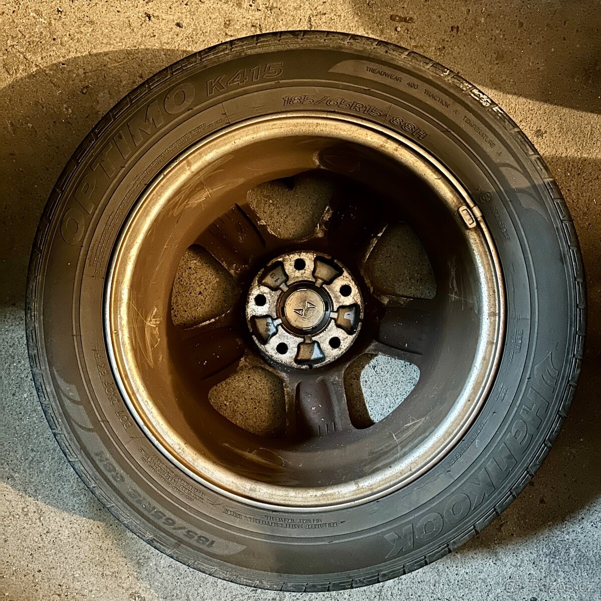 Alu kola 4x, plnohodnotná rezerva 1x - 5