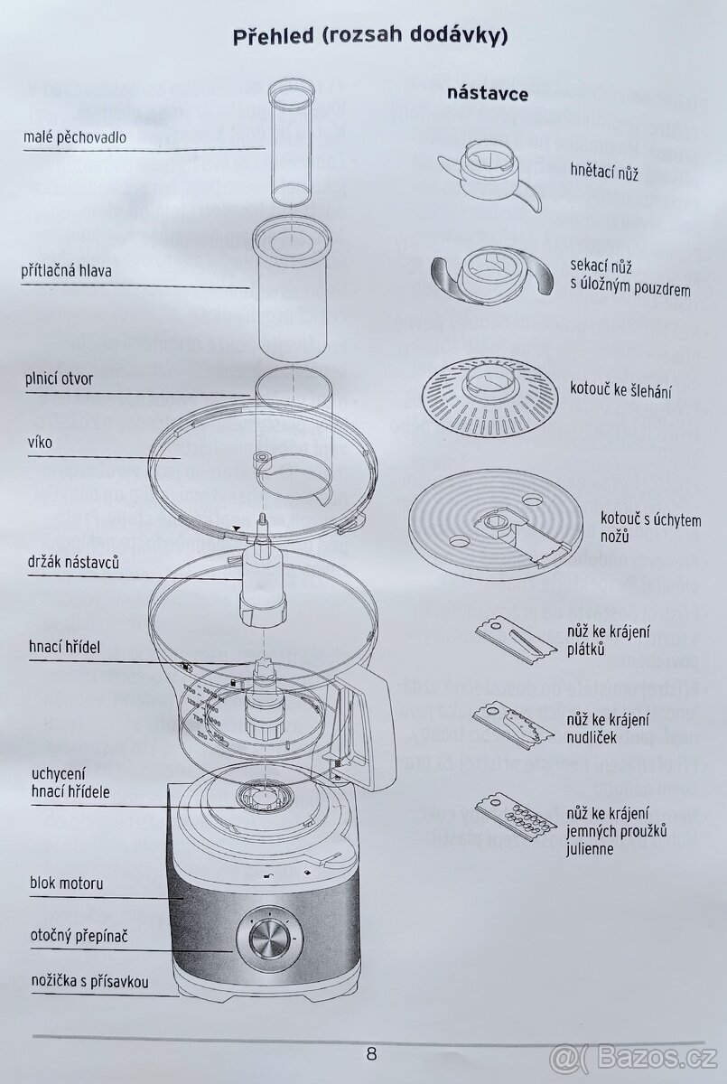 Kuchyňský robot TCHIBO - 5