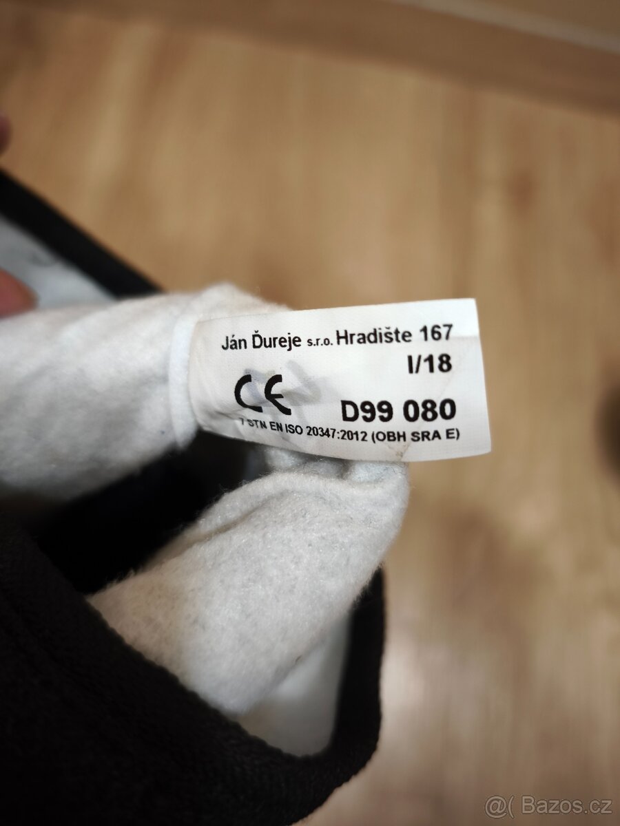 Gumové zateplené holínky s filcem - 5