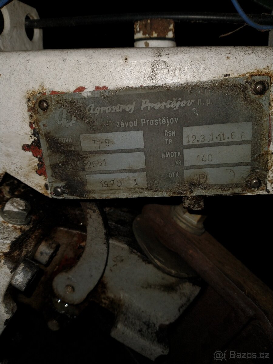 Jednoosý traktůrek tj5 - 5