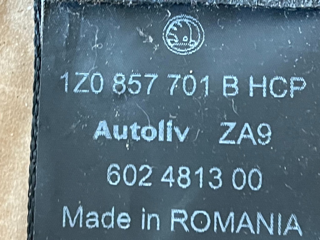 ŠKODA OCTAVIA 2 1Z 04-09 airbag volant + spol. + pás PP+LP - 5