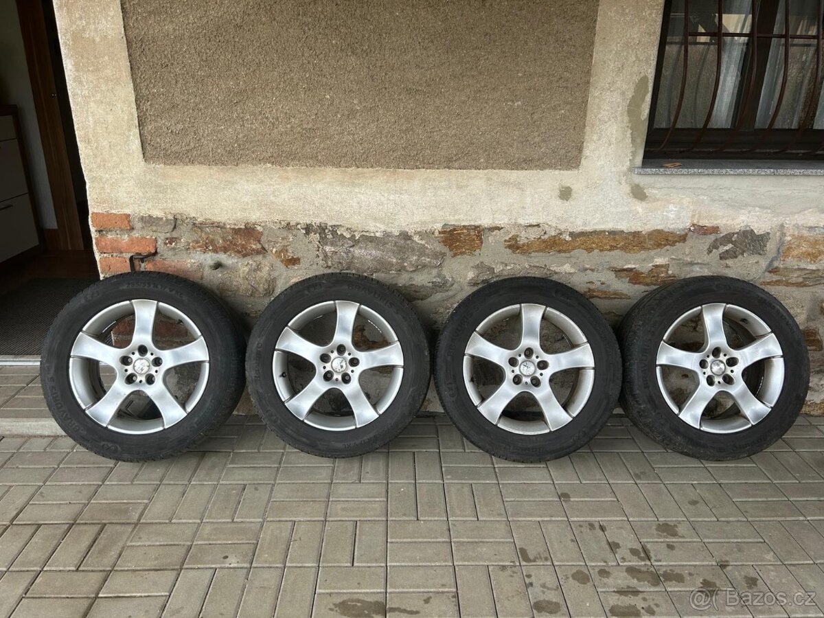 Sada litých kol+letni pneu - 5