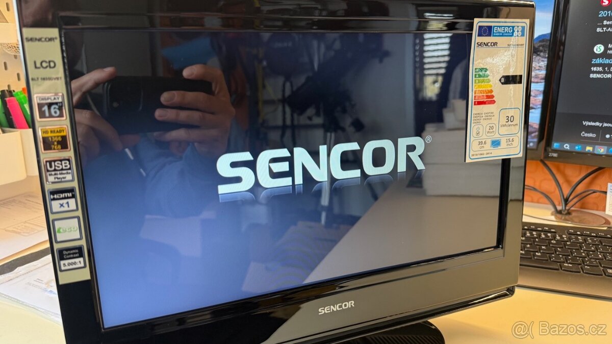 Sencor SLT 1635 nová minitelevize 15,6"/39cm - 5