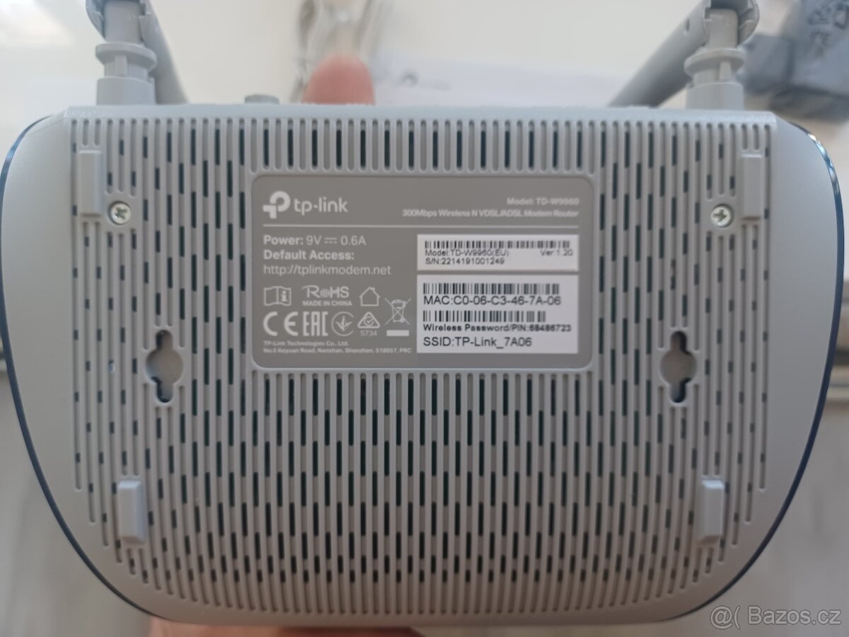 Router TP-Link TD-W9960, modrý - 5