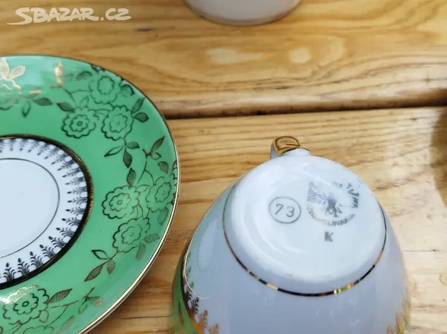 Retro čajové soupravy. Všechny jsou bez vady - 5