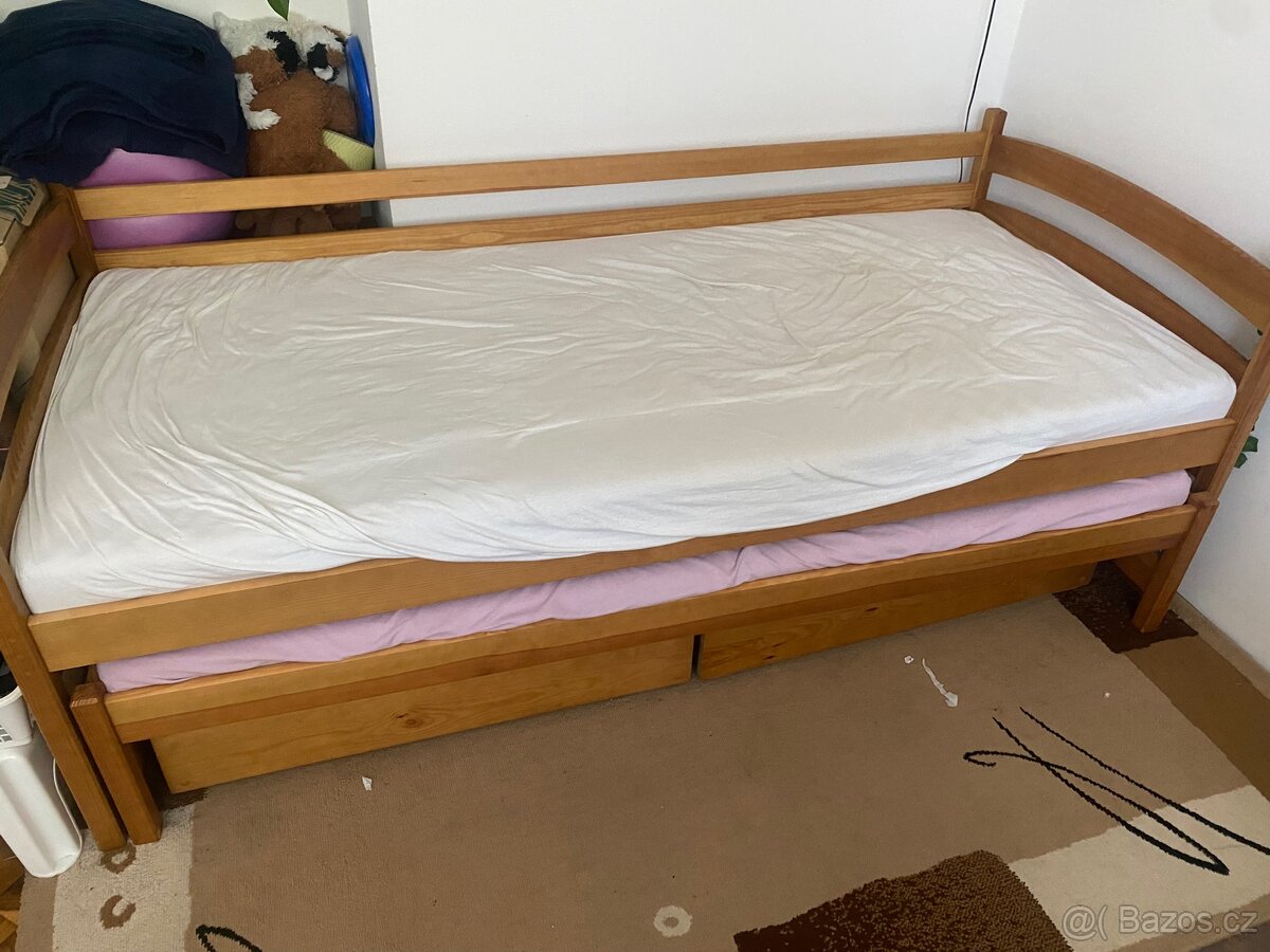 Rozkládací postel s úložným prostorem - 5