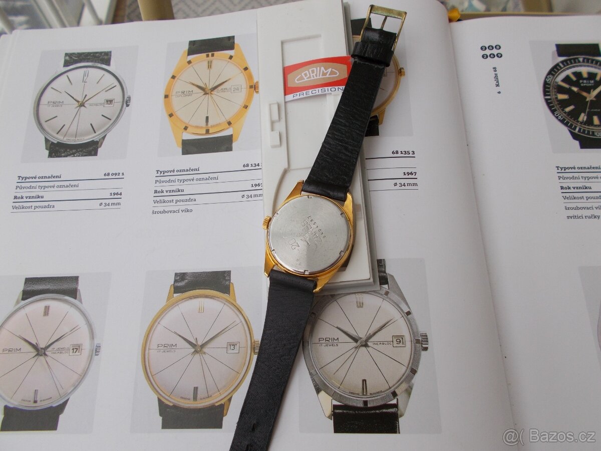 luxusni vyhledavane hodinky prim Diplomat rok 1967 funkcni - 5