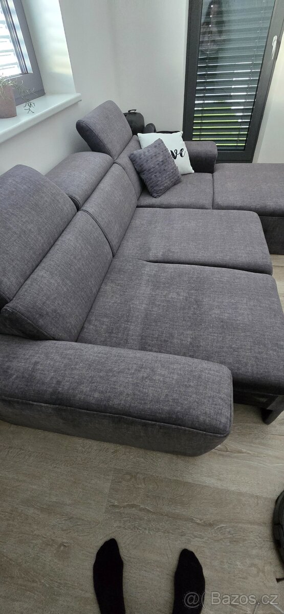 Sedací souprava šedá - 5