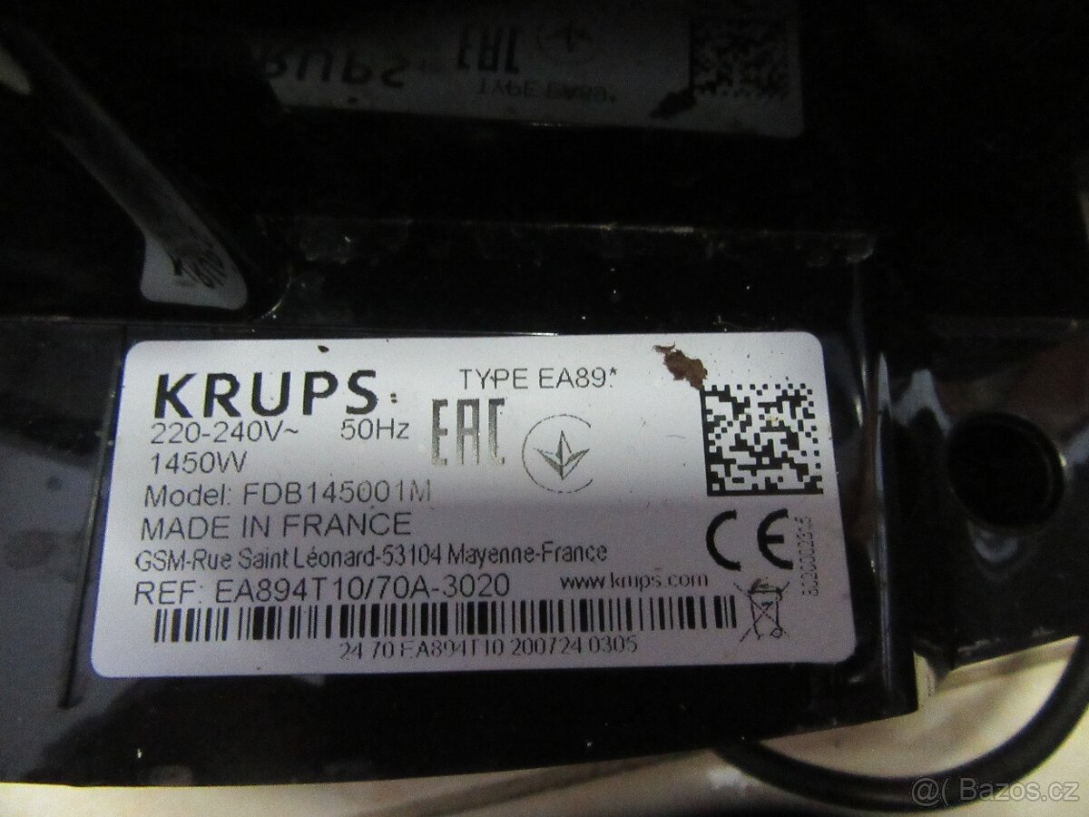 Nabízím kávovar Krups. Nefunkční. - 5