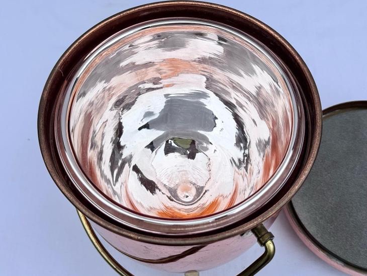 Designová měděná nádoba na led – Harald Buchrucker (Rakousko - 5