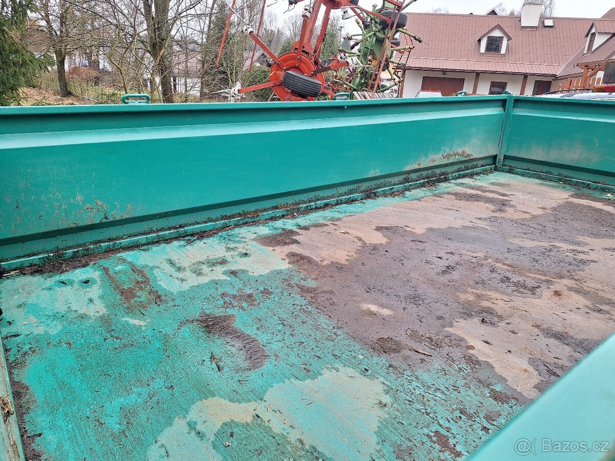 Vlek, přívěs, třístranný sklápěč - 5