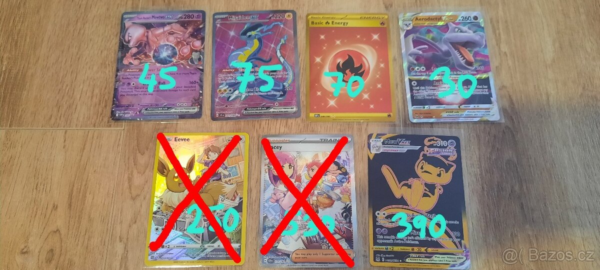 Pokémon karty hity + EX - 5