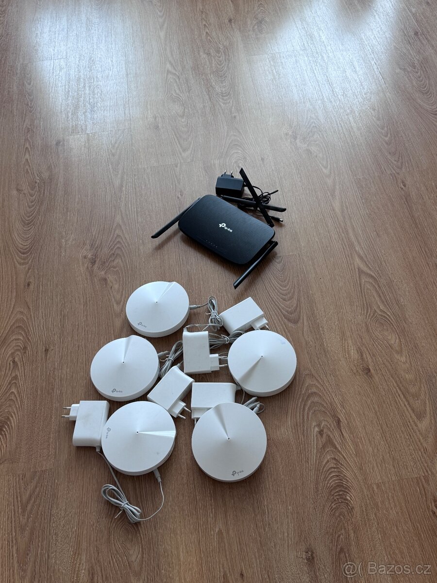 TP-Link Deco M9 Plus (5 ks) + router TP-Link zdarma - 5