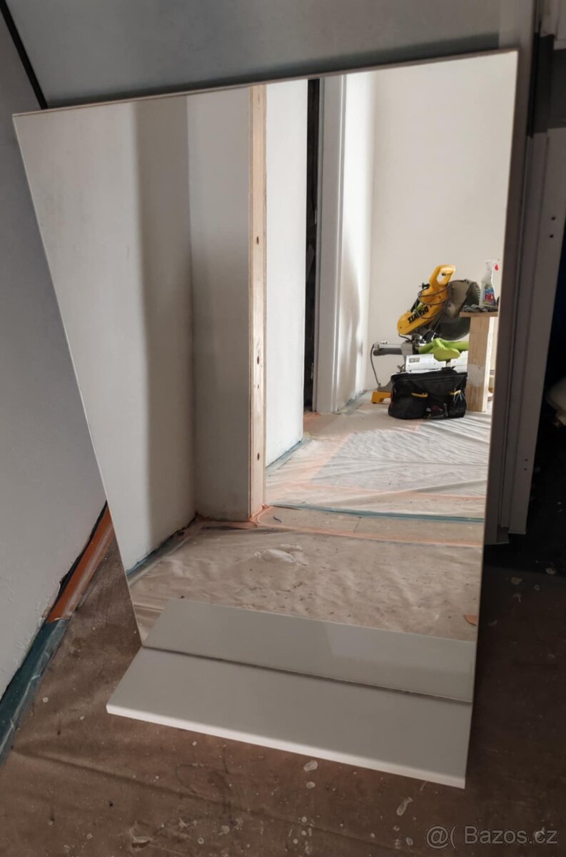 Umyvadlová skříňka s umyvadlem a zrkadlem - 5