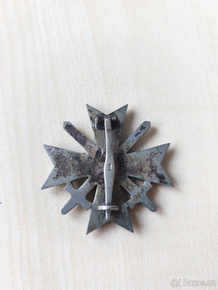 Německý válečný kříž 1. Třídy, etue, značen - 5