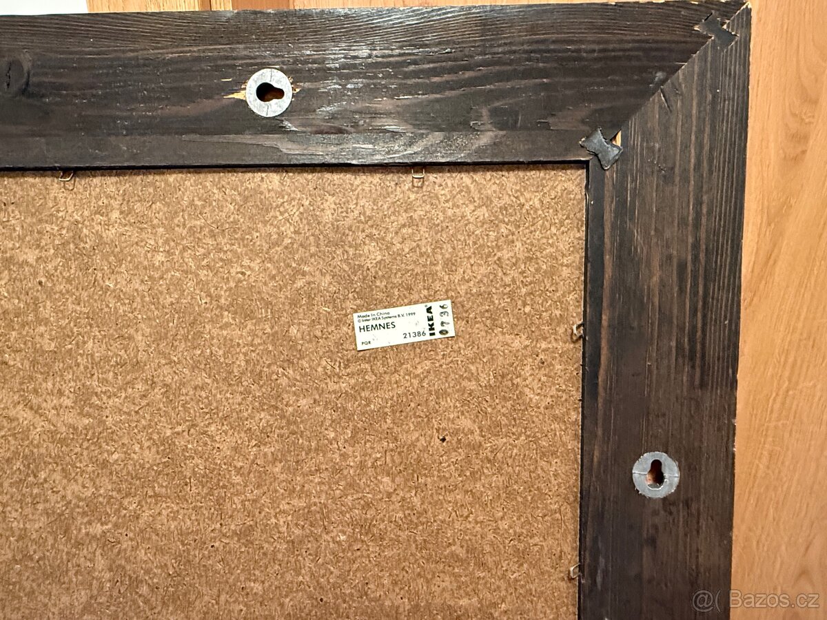 Hemnes černé zrcadlo ikea - 5