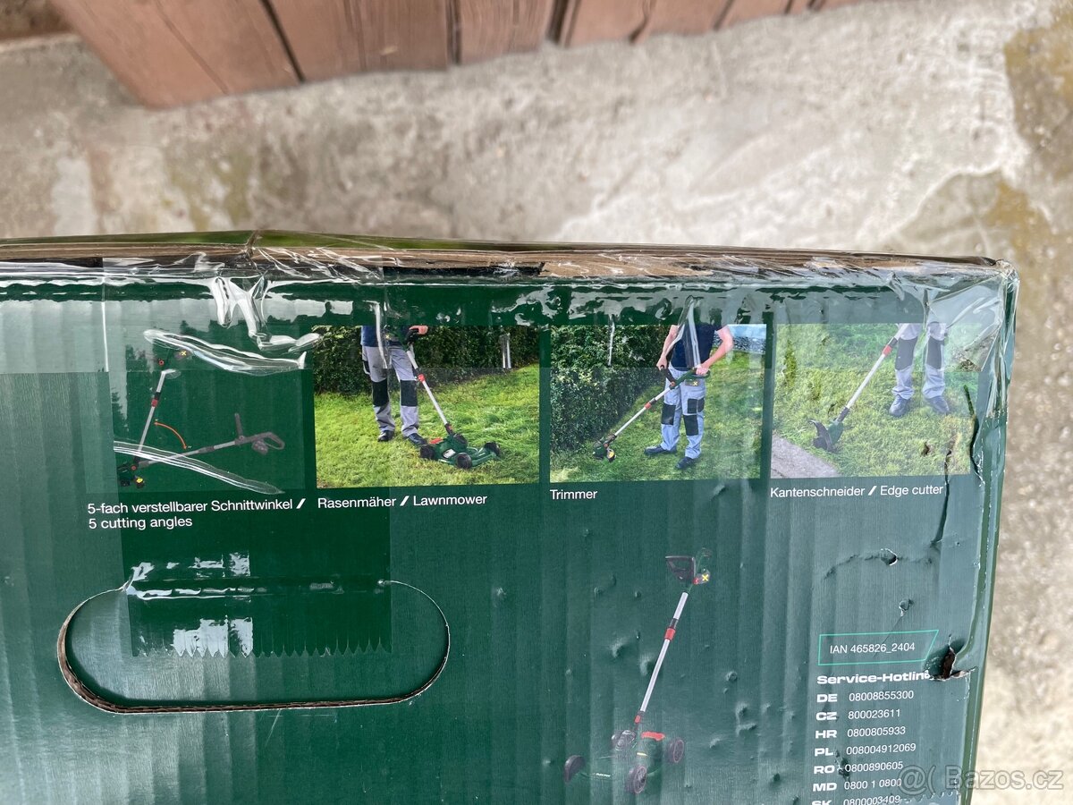 Aku vyžínač Parkside 3v1 sekačka- nová - 5