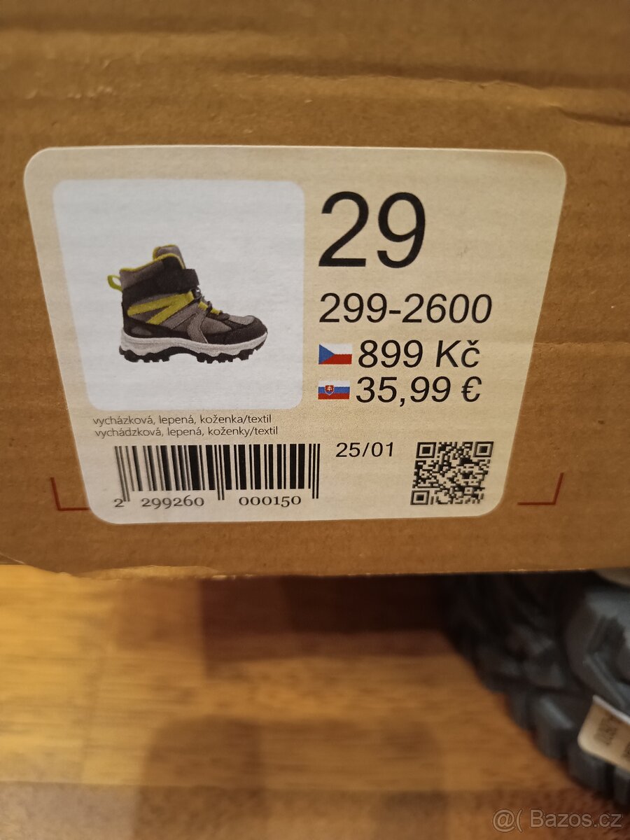NOVÉ BAŤA Dětské zimní boty vel. 29 - 5