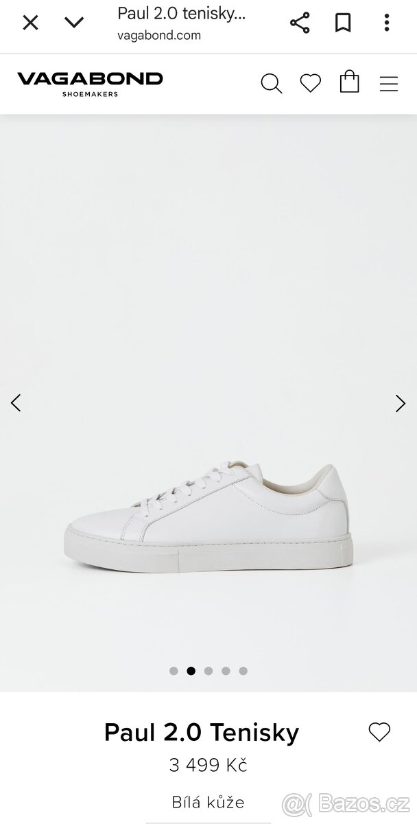 Vagabond pánské tenisky Paul vel. 42/42,5 kožené - 5