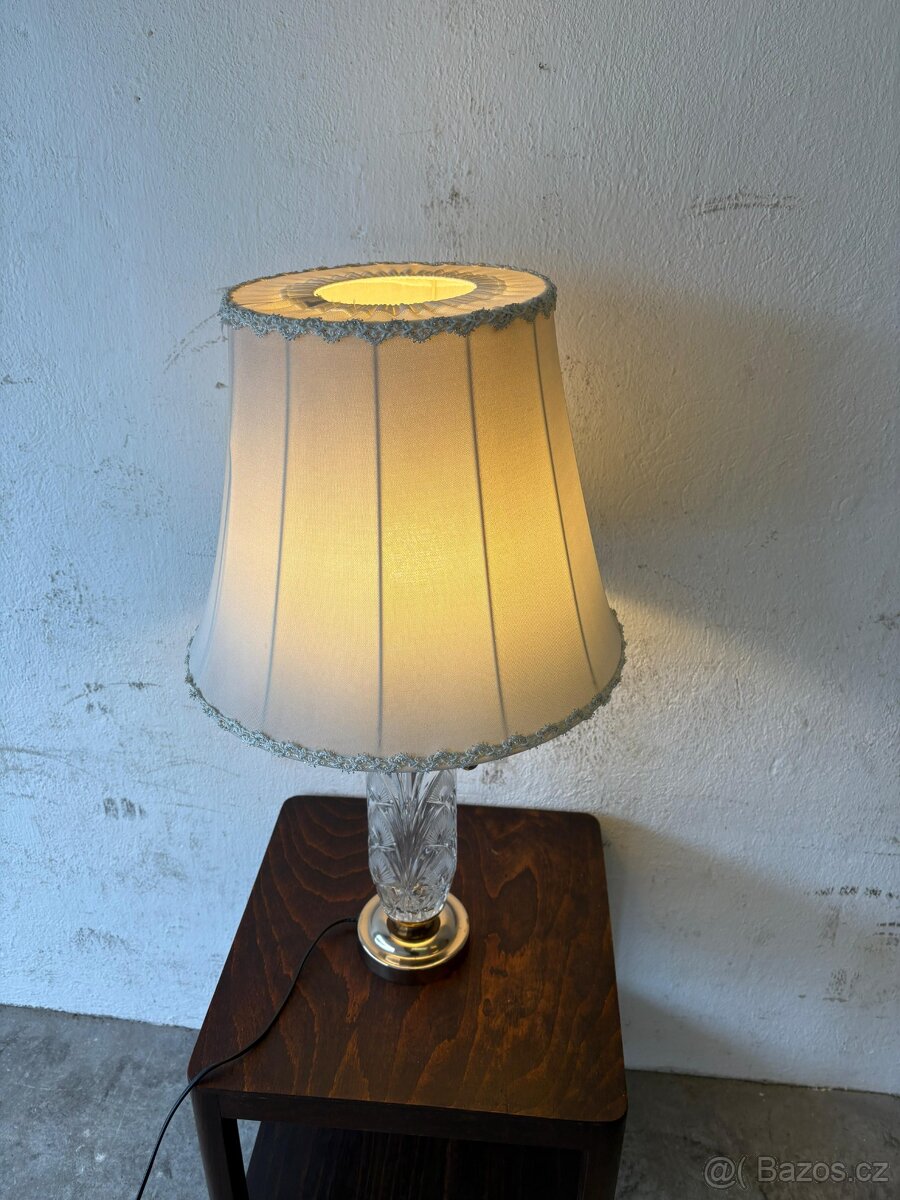 Křišťálová stolní lampa - 5