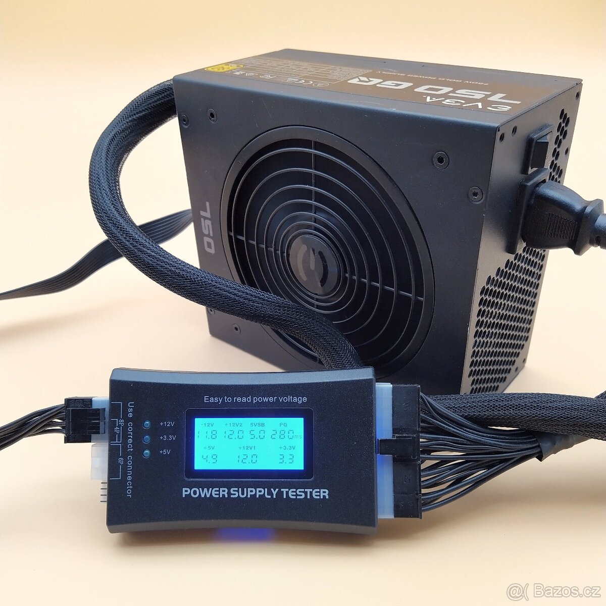 Prodám PC zdroj EVGA 750 GQ Gold - 5