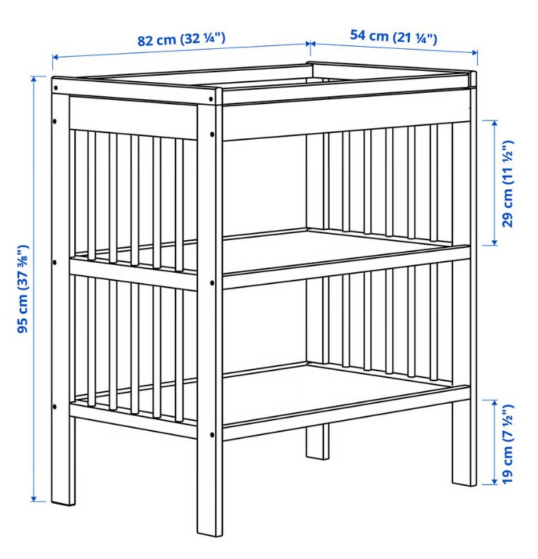 IKEA přebalovací stůl + postýlka GULLIVER - 5