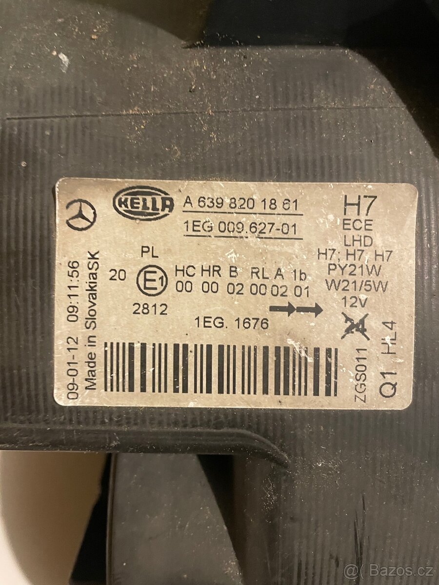 Světlomety Mercedes Benz Vito - 5