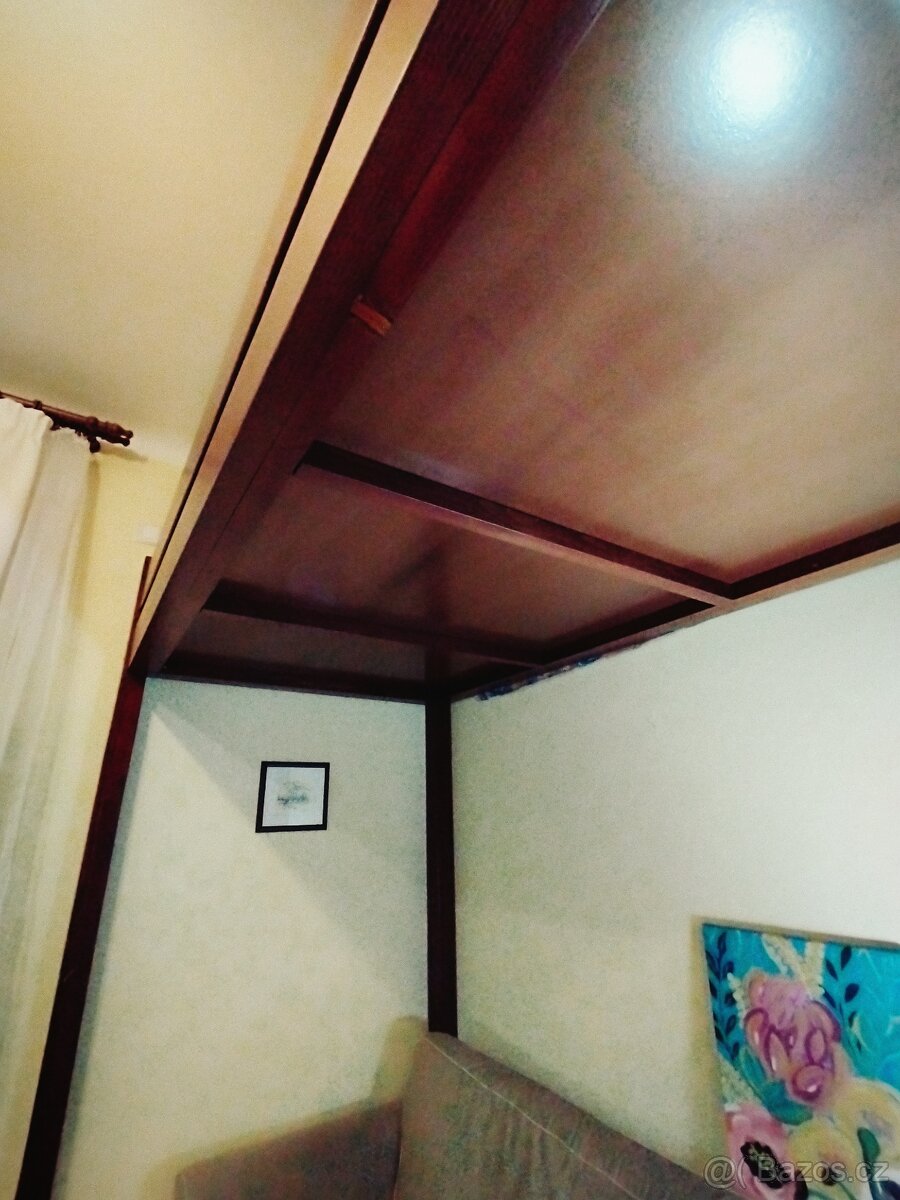 Patrová Bytelná Postel z MASIVU + Matrace HAFSLO IKEA ZDARMA - 5