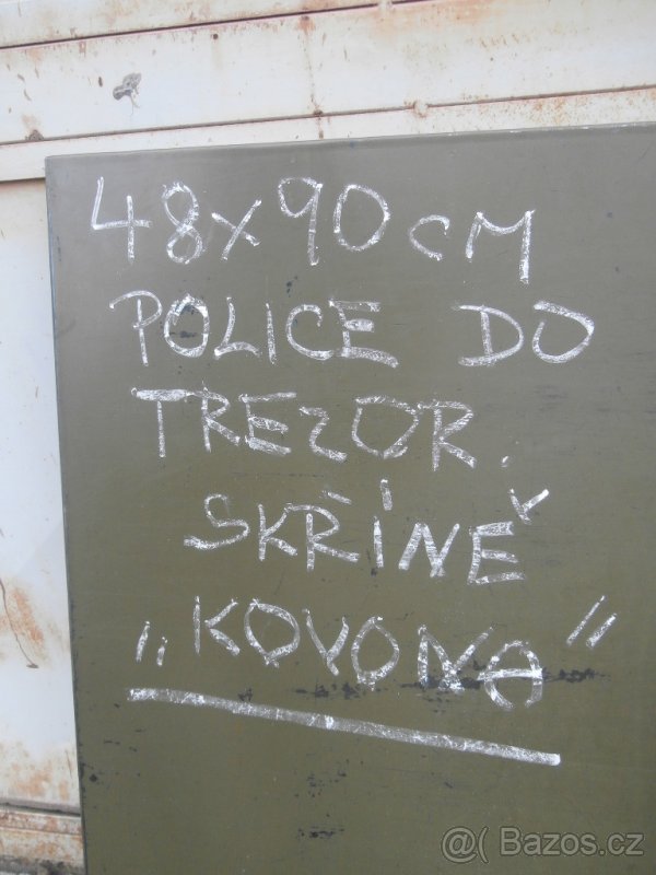 Trezor skříňový Kovona náhradní díly - police za 500 kč - 5