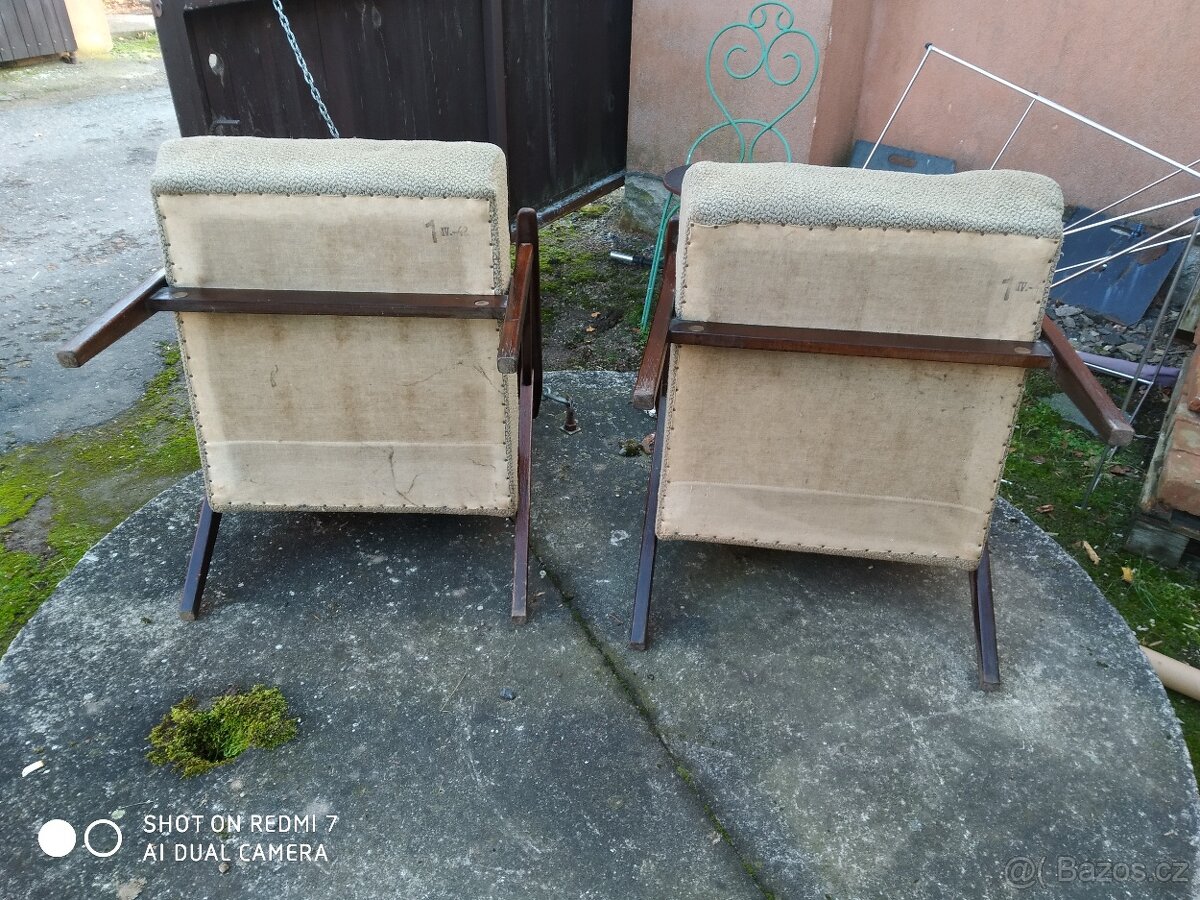 RETRO KŘESLA.CENA ZA PÁR. - 5