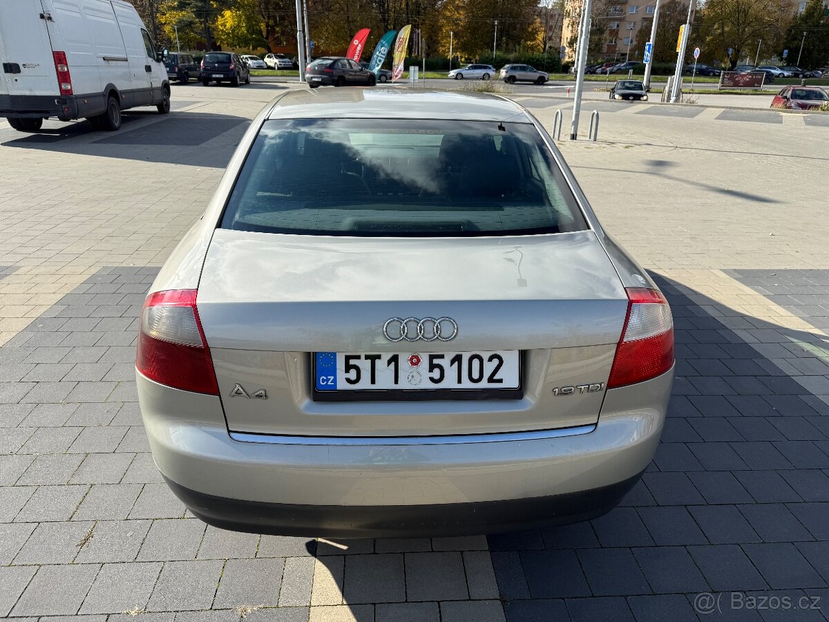 AUDI A4 1,9 TDi 74kW - 1.maj ČR - STK 2/2027 - 5