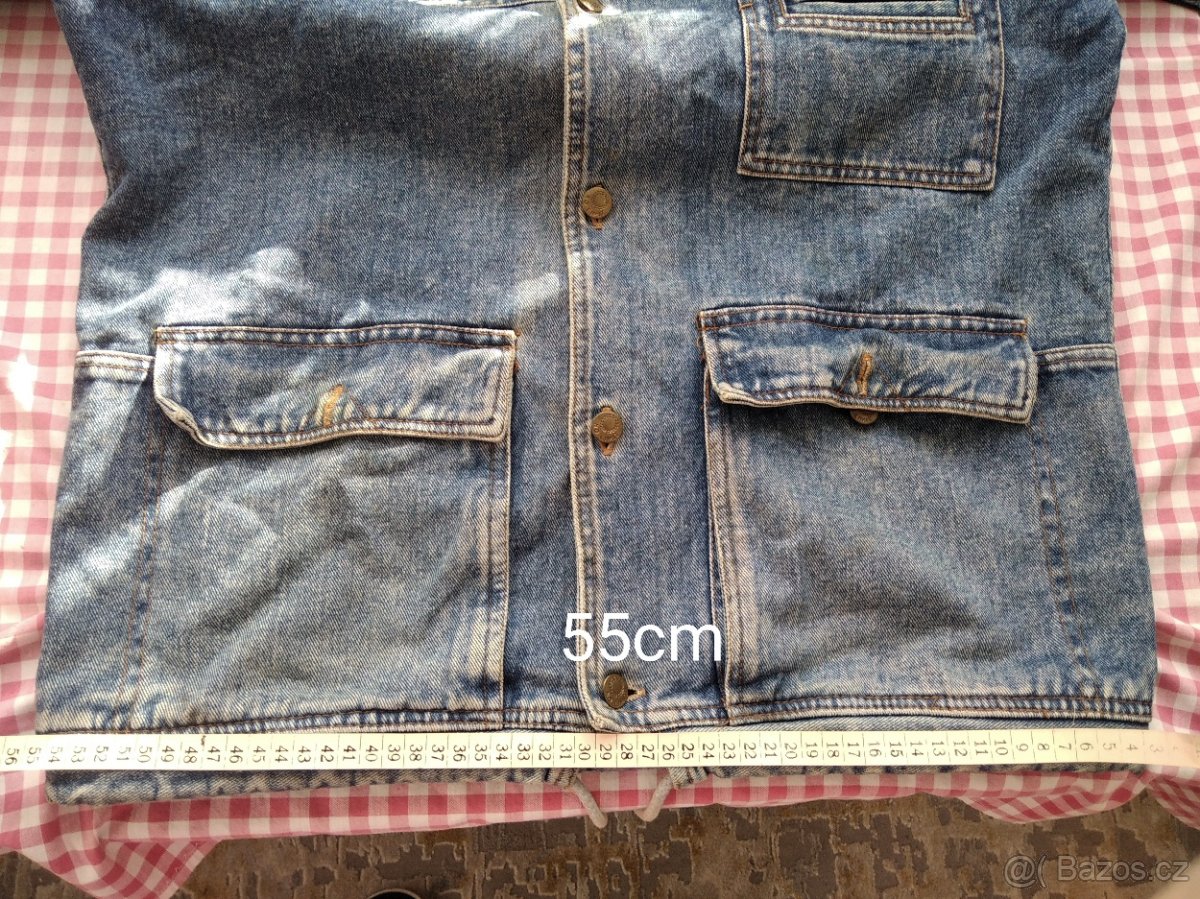 Riflová bunda vel. L - 5