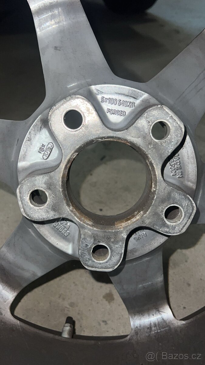 RAYS Volk Racing TE37 OG Silver – 18x9.5J / 18x10.5J ET22 - 5