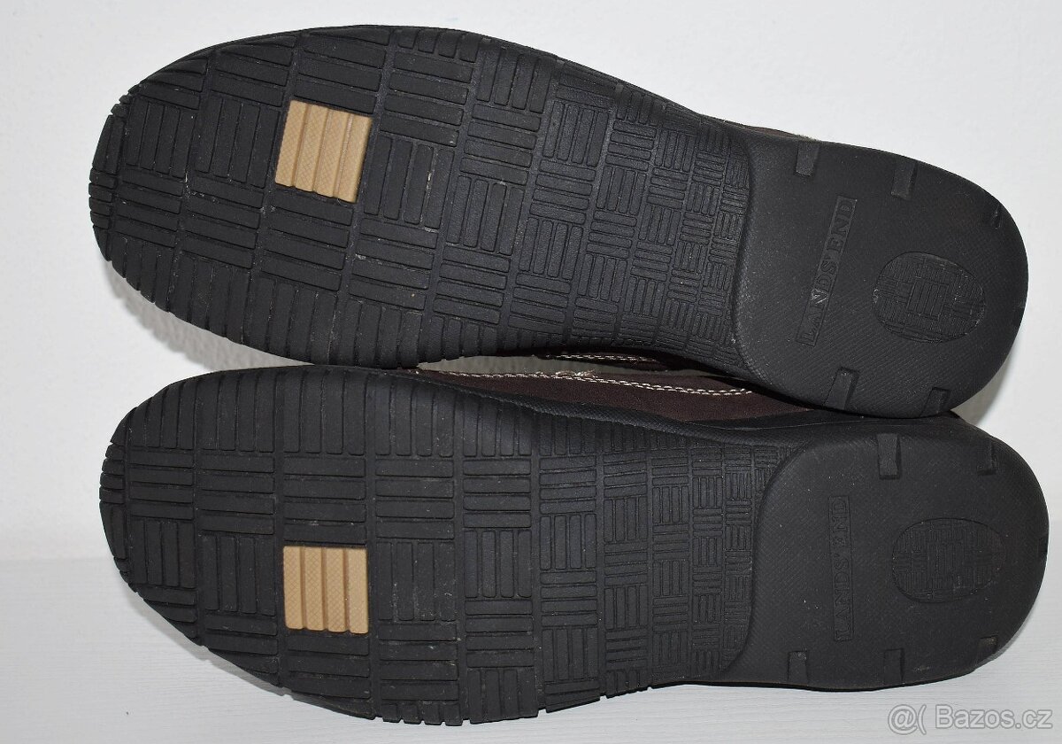 Pánské kožené mokasíny, zn. Lands' End, vel. 10.5/44 - 5