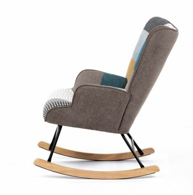 374 patchwork houpací křeslo - 5