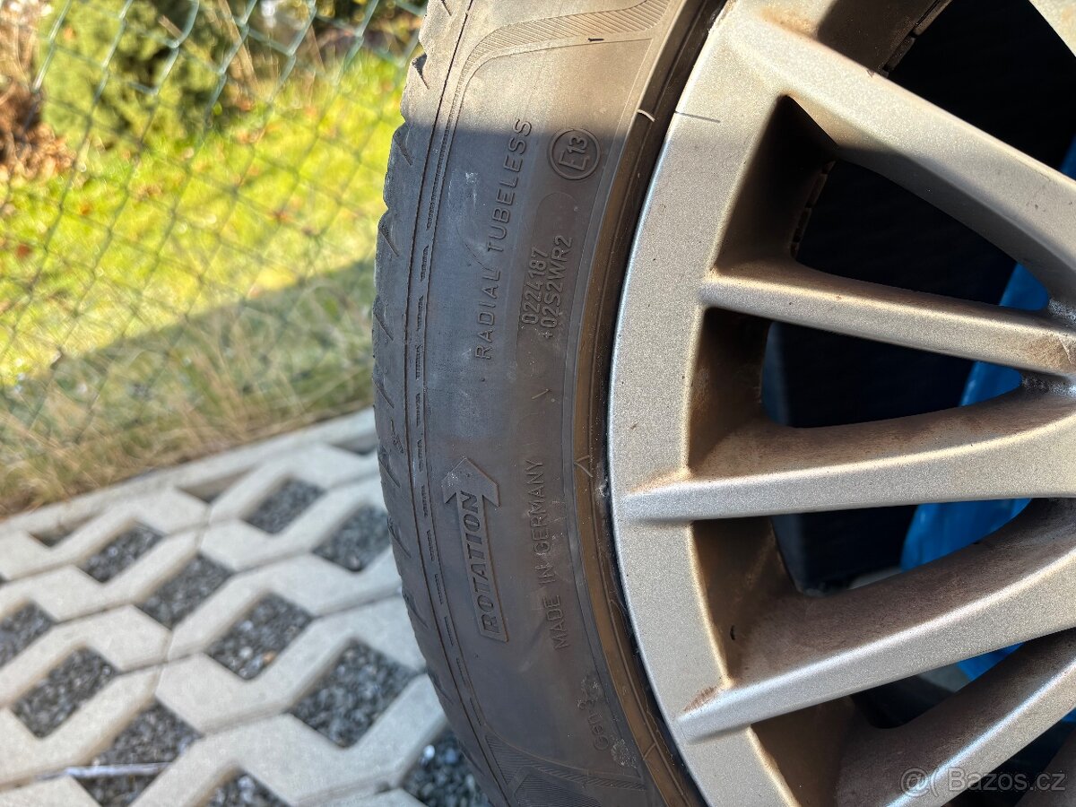 Original BMW Alu zimni kola 225/50 r17, GoodYear MS Runflat - 5