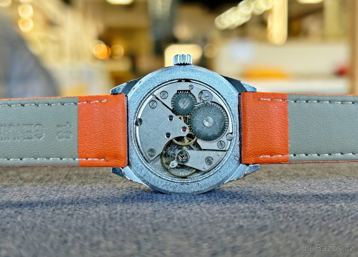 Československé mechanické vintage retro hodinky PRIM Breguet - 5