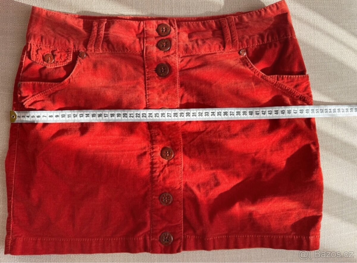 Manžestrová sukně - 5