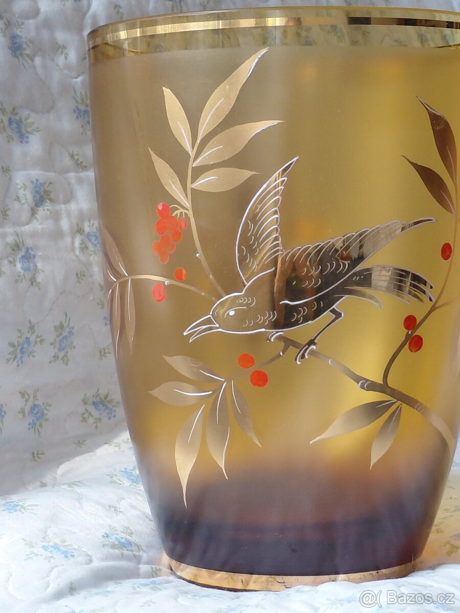 Stará váza- ruční malba - 5