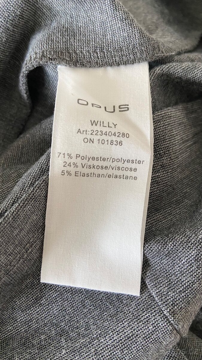 Dámské šedé jednoduché šaty Opus 34/38 - 5