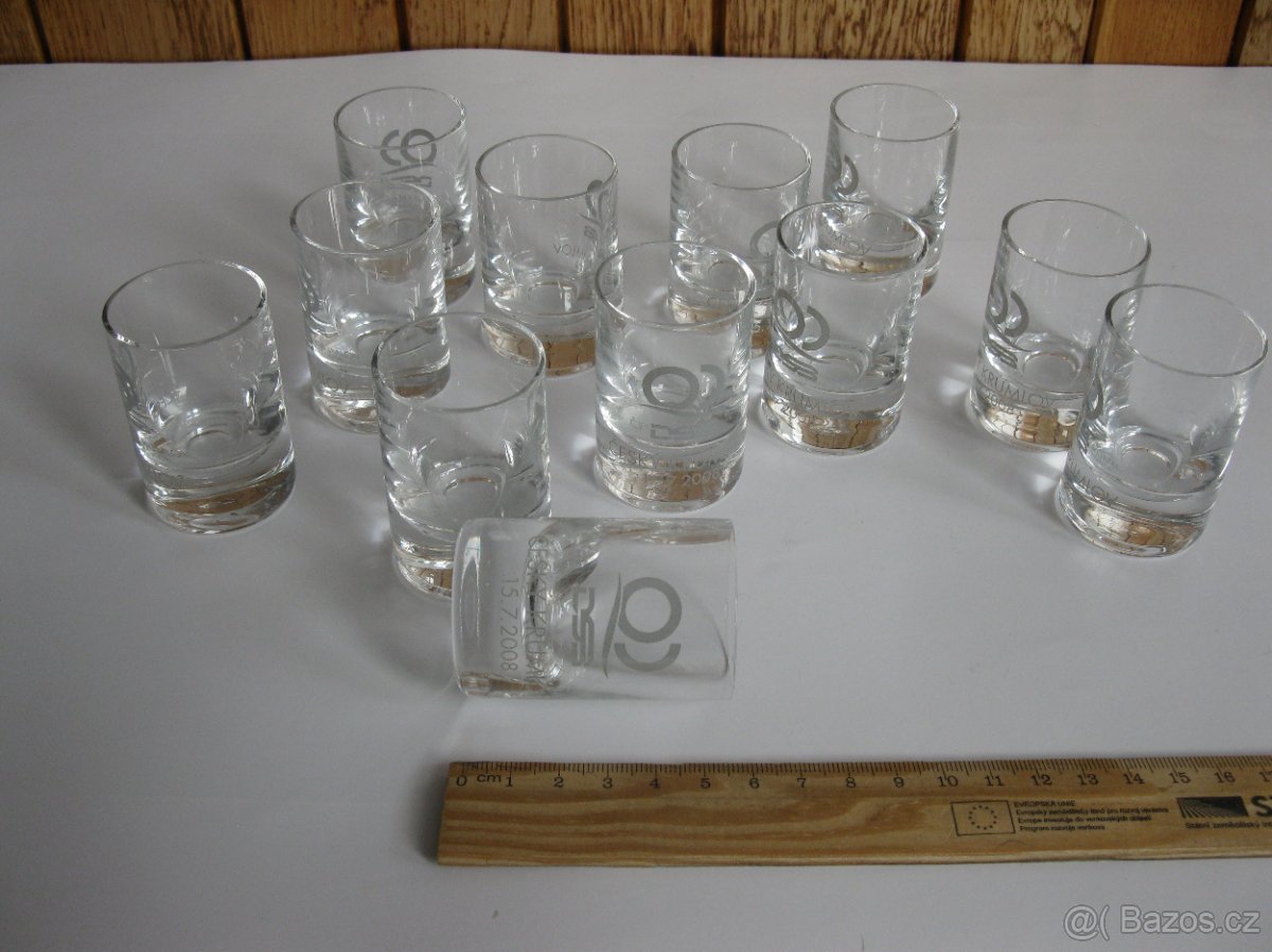 Retro skleničky,na víno,košíčky, retro věci na chalupu,JUPI - 5