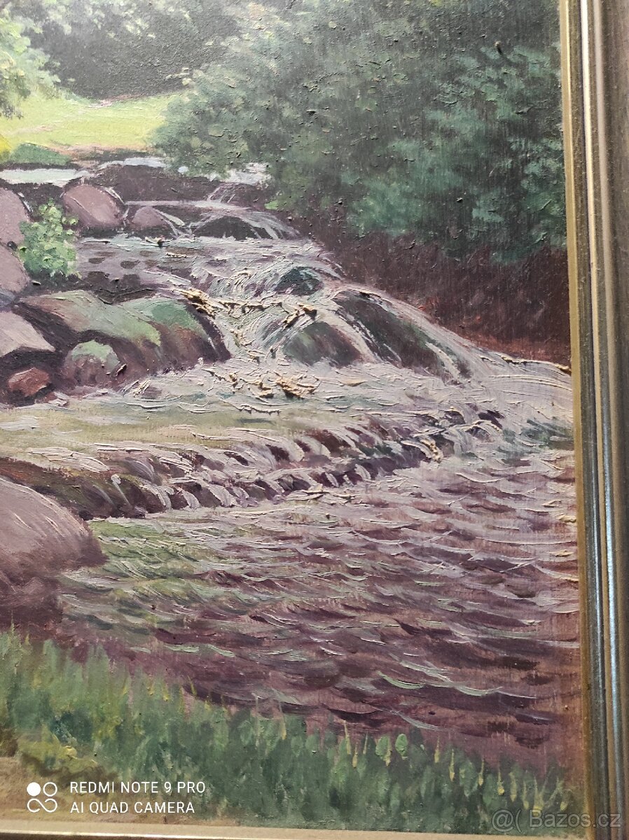 Obraz olej na kartonu - 5