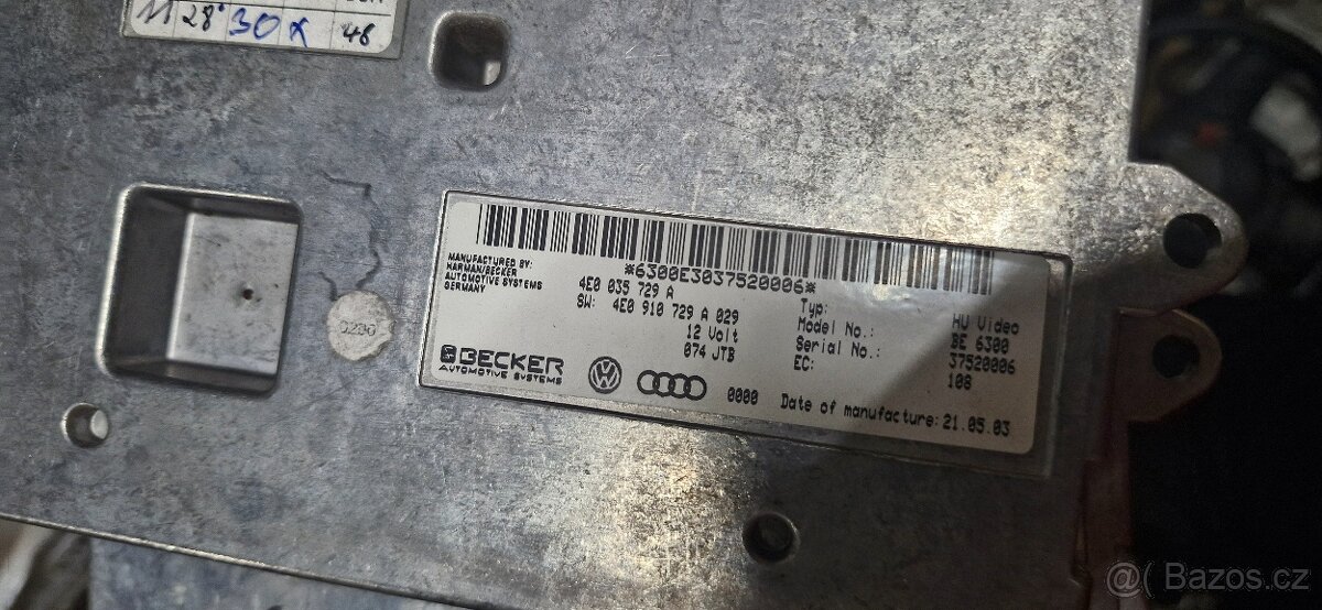 Ridici jednotka mmi audi 4E0035729 4e0035729A - 5