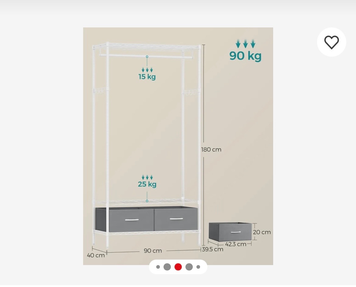 Otevřená šatní skříň - 5