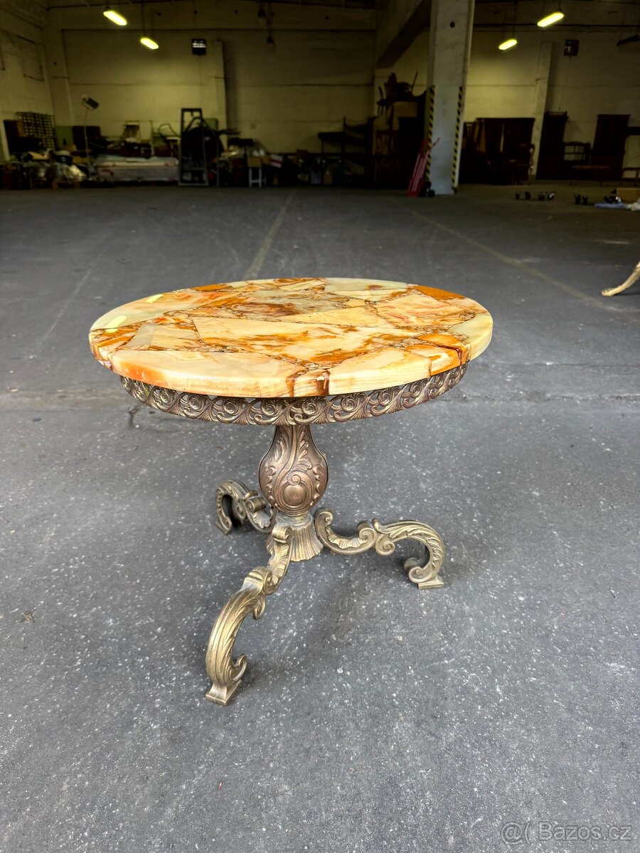 Odkládací mramorový stolek (132037) - 5