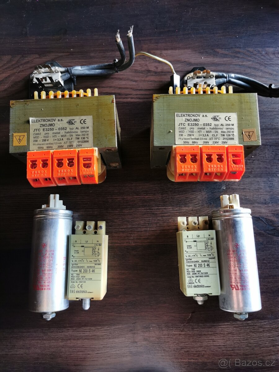 Futurelight, Robe, Tlumivka, Starter, Trafo ,Kondenzator - 5